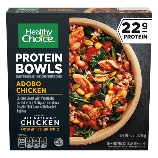 Healthy Choice Power Bowls Chicken Adobo, 8 x 9.75 oz Case - Plates Bowls