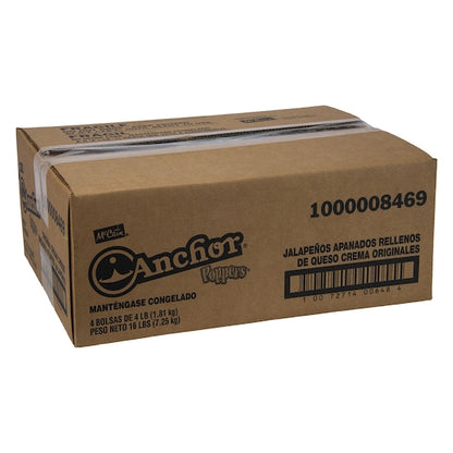 Anchor Original Cream Cheese Stuffed Jalapenos, 4 x 4 lb Case - DOT product image 2