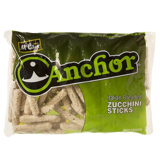 Anchor Italian Breaded Zucchini Sticks, 4 x 3.5 lb Case - Frozen Snacks & Appetizers
