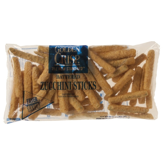 Golden Crisp Fryer Saver Battered Zucchini Sticks, 6 x 2 lb Case - DOT product image 2