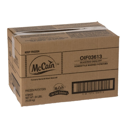 Mccain Seasoned Skin Off Homestyle Mashed Potatoes, 6 x 6 x 24 lb Case - DOT product image 3