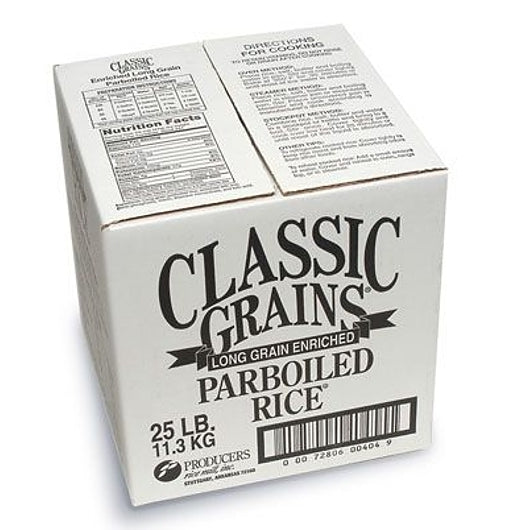Producers Rice Mill Classic Grains Parboiled Long Grain White Rice, 1 x 25 lb Case - DOT product image 5