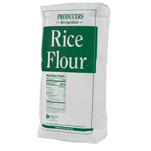 Producers Rice Flour , 1 x 50 lb Case - Breakfast Foods