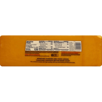 Tillamook Smoked Cheddar Cheese, 6 x 2 lb Case - Alternate product angle or state
