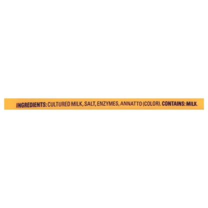 Tillamook Cheddar Medium Yellow Cheese, 2 x 5 lb Case - Ingredients label