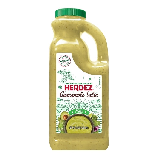 Herdez Mild Guacamole Salsa, 4 x 32 oz Case - Condiments & Sauces