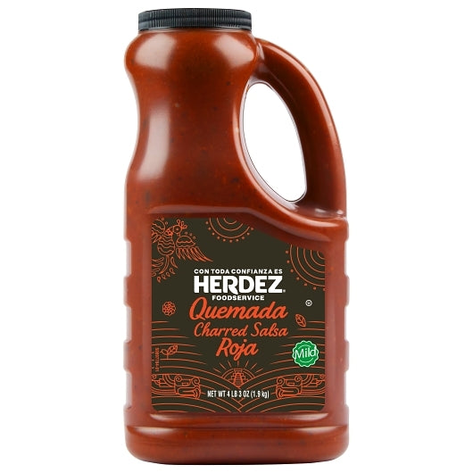 Herdez Quemada Salsa Roja, 4 x 67 oz Case - Condiments & Sauces