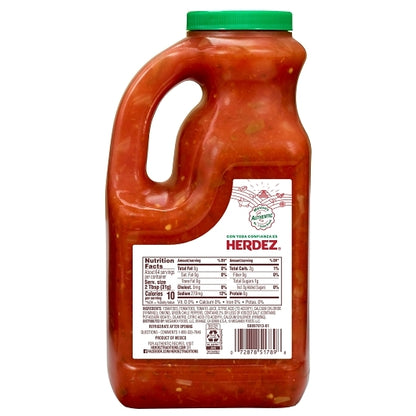 Herdez Medium SALSA PICANTE CASERA JUG, 6 x 70 oz Case - DOT product image 4