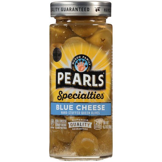 Pearls Blue Cheese Stuffed Queen Olives Jar, 6 x 6.7 oz Case - DOT product image 5