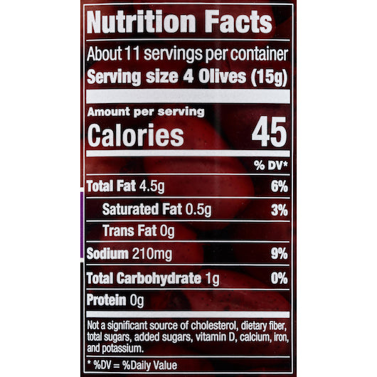 Pearls Pitted Kalamata Olives Jar, 6 x 6 oz Case - DOT product image 5
