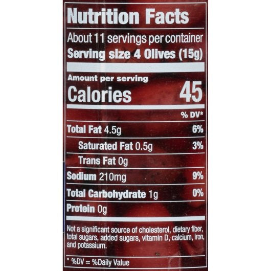Pearls Pitted Kalamata Olives Jar, 6 x 6 oz Case - DOT product image 7
