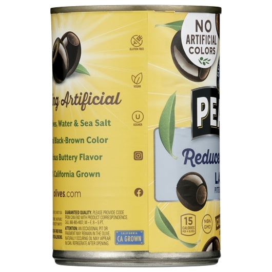 Pearls Reduced Sodium Large Pitted Olives Canned, 12 x 6 oz Case - DOT product image 4