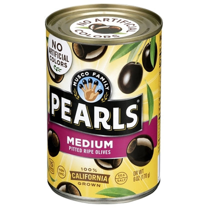 Pearls Medium Pitted Olives Canned, 12 x 6 oz Case - DOT product image 5