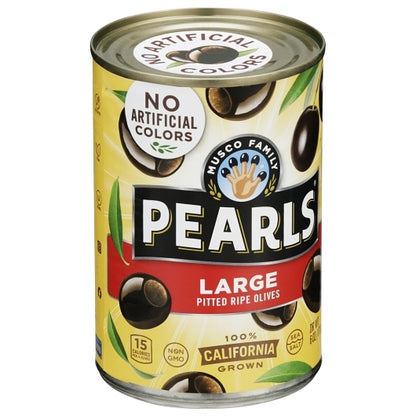 Pearls Large Pitted Ripe Olives Canned, 12 x 6 oz Case - DOT product image 4