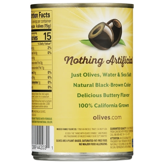 Pearls Large Pitted Ripe Olives Canned, 12 x 6 oz Case - DOT product image 8