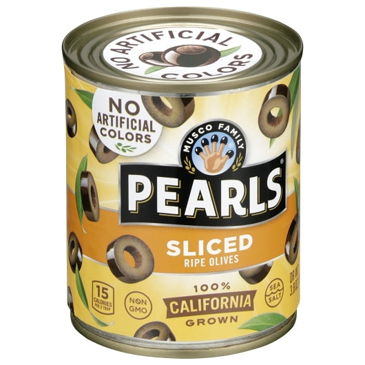 Pearls Sliced Black Olives Canned, 12 x 3.8 oz Case - DOT product image 4