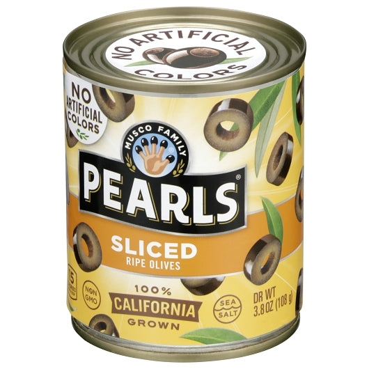 Pearls Sliced Black Olives Canned, 12 x 3.8 oz Case - DOT product image 6