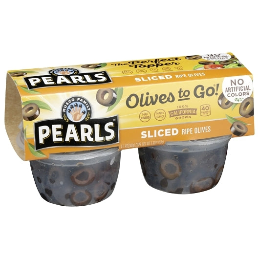 Pearls Black Sliced Olives To Go, 6 x 5.6 oz Case - DOT product image 5