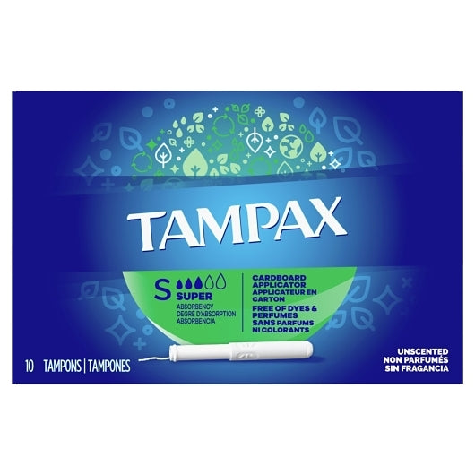 Tampax Super, 4 x 12 x 10 ct Case - DOT product image 2