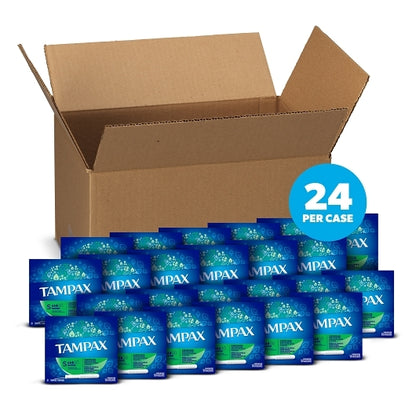 Tampax Super Absorbency Tampons, 4 x 6 x 20 ct Case - Health & Personal Care