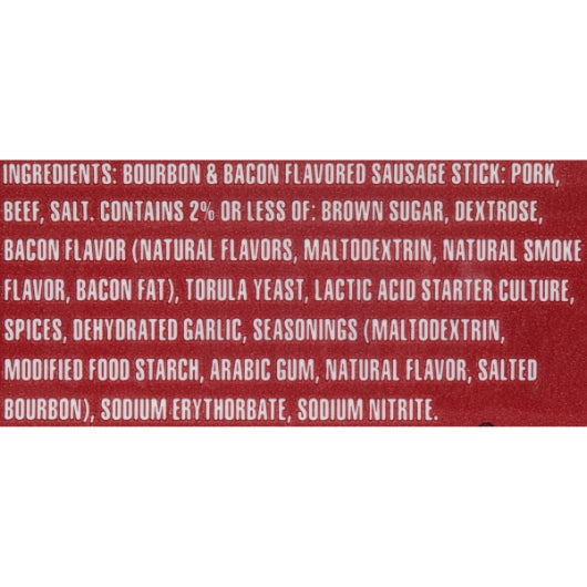 Old Wisconsin Bourbon and Bacon Smoke Stack, 4 x 18 x 2.5 oz Case - Meat, Poultry & Seafood - image 2