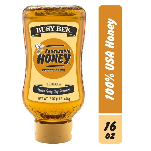 Busy Bee Honey Bottle, 12 x 16 oz Case - DOT product image 6