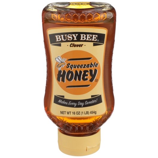 Busy Bee Import Honey Bottle, 12 x 16 oz Case - Pantry Ingredients