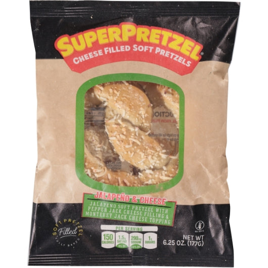 SUPERPRETZEL Jalapeno & Cheese, 20 x 1 ct Case - DOT product image 7