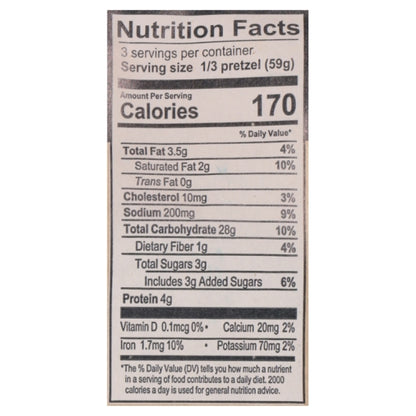 SUPERPRETZEL Sweet Cream Cheese Filled Bagel, 20 x 1 ct Case - DOT product image 8
