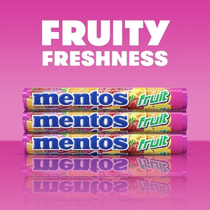 Mento Chewy Mints Vertical Showbox Mixed Fruit Candy, 24 x 15 x 1.32 oz Case - DOT product image 3