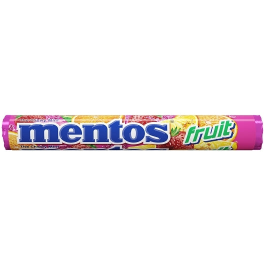 Mento Chewy Mints Vertical Showbox Mixed Fruit Candy, 24 x 15 x 1.32 oz Case - DOT product image 7