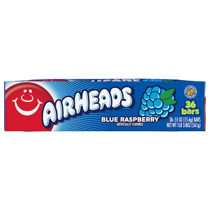 Airheads Blue Raspberry Candy, 12 x 36 x 0.55 oz Case - DOT product image 3