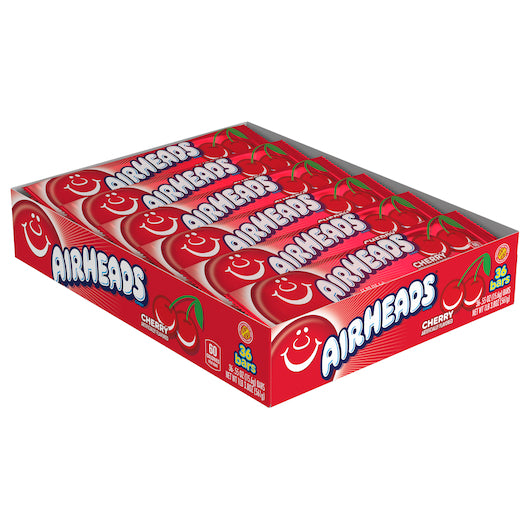 Airheads Cherry Candy, 12 x 36 x 0.55 oz Case - Candy & Confections