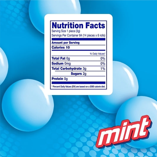 Mentos Chewy Mint Candy Roll, 12 x 7.92 oz Case - DOT product image 4