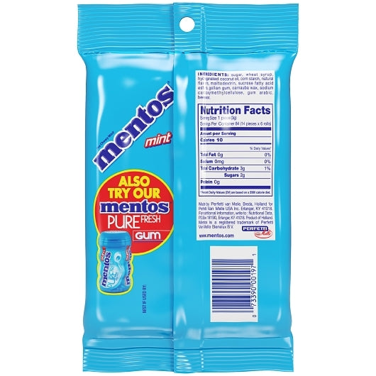 Mentos Chewy Mint Candy Roll, 12 x 7.92 oz Case - DOT product image 7