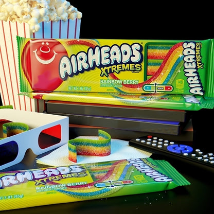Airheads Rainbow Berry Belt Xtremes, 12 x 12 x 3 oz Case - DOT product image 4