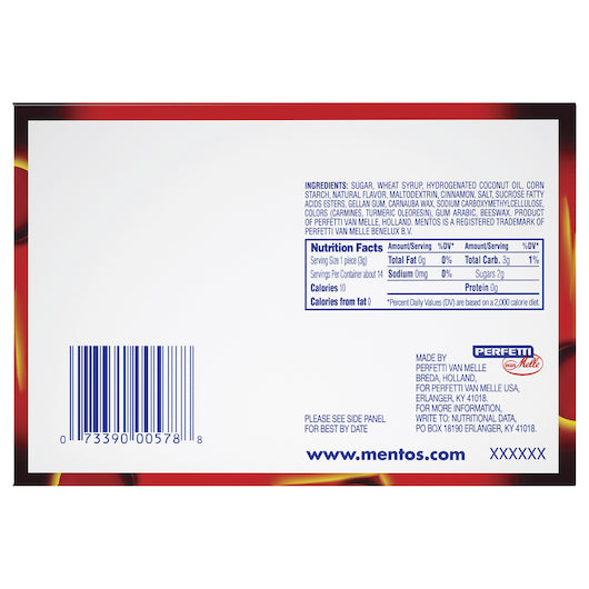 Mentos Cinnamon Candy, 24 x 15 x 1.32 oz Case - DOT product image 8