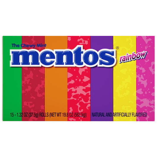 Mentos RAINBOW ROLL VERTICAL SHOWBOX, 24 x 15 x 1.32 oz Case - DOT product image 3