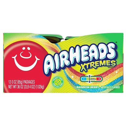Airheads Rainbow Berry Belt Xtremes, 12 x 12 x 3 oz Case - DOT product image 5