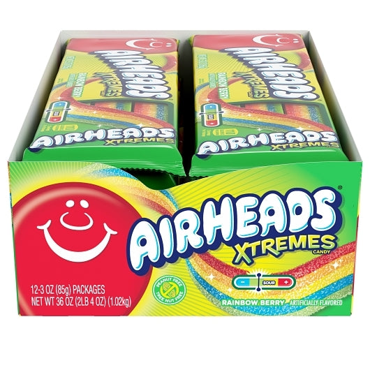Airheads Rainbow Berry Belt Xtremes, 12 x 12 x 3 oz Case - DOT product image 6