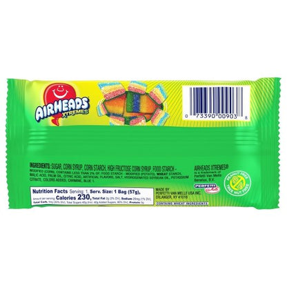 Air Heads Xtremes Rainbow Berry Xtremes Bites Gummy Candy, 8 x 18 x 0.125 lb Case - DOT product image 2