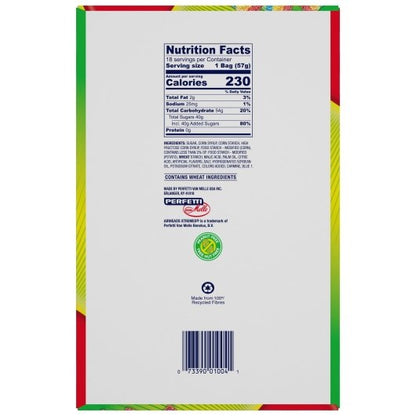 Air Heads Xtremes Rainbow Berry Xtremes Bites Gummy Candy, 8 x 18 x 0.125 lb Case - DOT product image 3