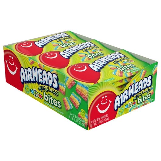Air Heads Xtremes Rainbow Berry Xtremes Bites Gummy Candy, 8 x 18 x 0.125 lb Case - DOT product image 5