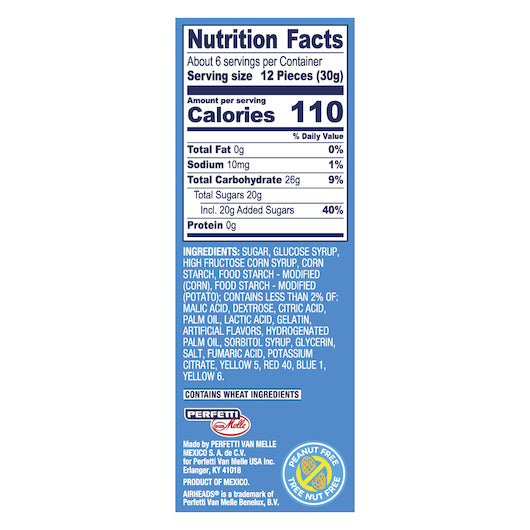 Airheads Soft Filled, 12 x 6 oz Case - DOT product image 2