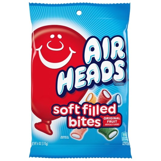 Airheads Soft Filled, 12 x 6 oz Case - Candy & Confections