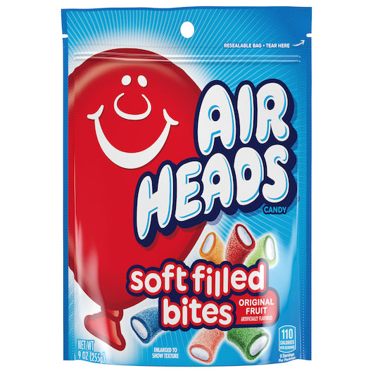 Airheads Soft Filled, 12 x 9 oz Case - Candy & Confections