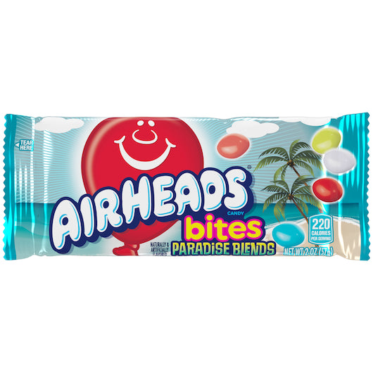 Airhead Bites Paradise Blend Bites, 8 x 18 x 2 oz Case - Candy & Confections