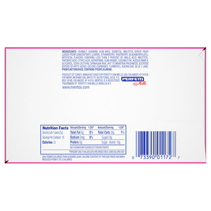 Mentos Sugar Free Pure Fresh Red Fruit Lime Gum, 12 x 10 x 15 PC Case - DOT product image 5