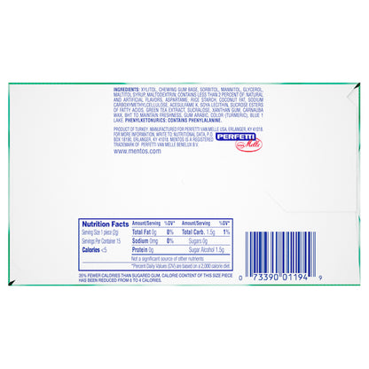 Mentos Sugar Free Pure Fresh Spearmint Gum, 12 x 10 x 15 PC Case - DOT product image 3
