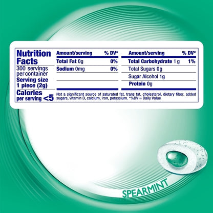 Mentos Sugar Free Pure Fresh Gum Spearmint Curvy Bottle, 6 x 6 x 50 PC Case - DOT product image 3